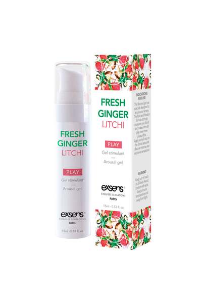 Возбуждающий гель для женщин EXSENS AROUSAL GEL FRESH GINGER LITHCI 15ML SO2367 фото