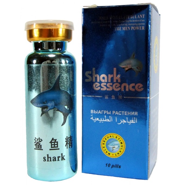 Таблетки Shark Essence(Акулий Экстракт)для сильной эрекции( цена за упаковку,в упаковке 10 таблеток) B88006-1 фото