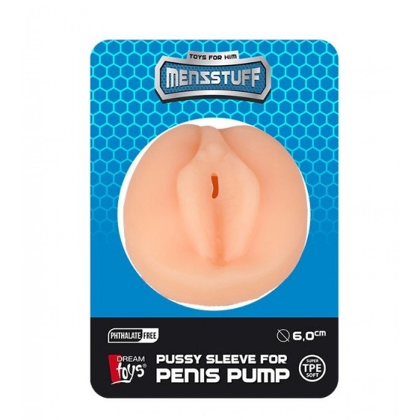 Насадка вагіна для помпи MENZSTUFF PUSSY SLEEVE FOR PENIS PUMP DT21419 фото