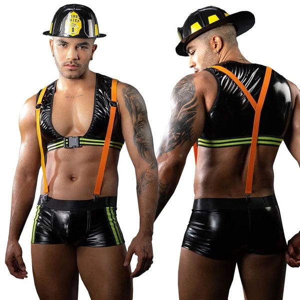 Мужской эротический костюм пожарного JSY 9108 One Size SX0430 фото