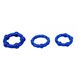 Набір ерекційних кілець Beaded Cock Rings, Blue RDNI-291006 фото 2