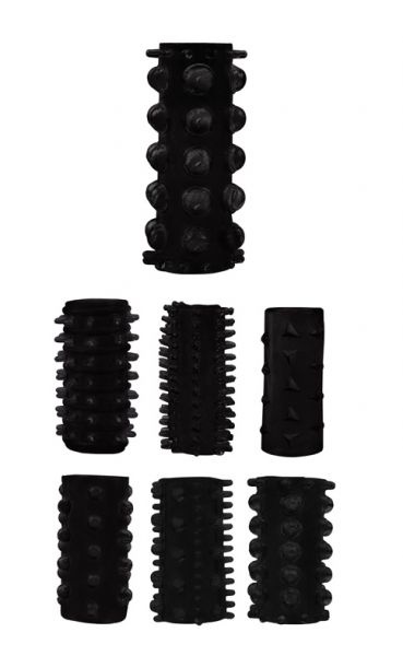 Набір насадок Penis Sleeve Kits-Black RDNI-291213 фото