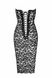 Кружевное платье, F301 Noir Handmade Catalyst со шнуровкой, черное, размер S 12530/F301 фото 5