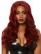 Женский длинный волнистый парик винно-красного цвета Leg Avenue, 68.5 см A2829/Red фото 1