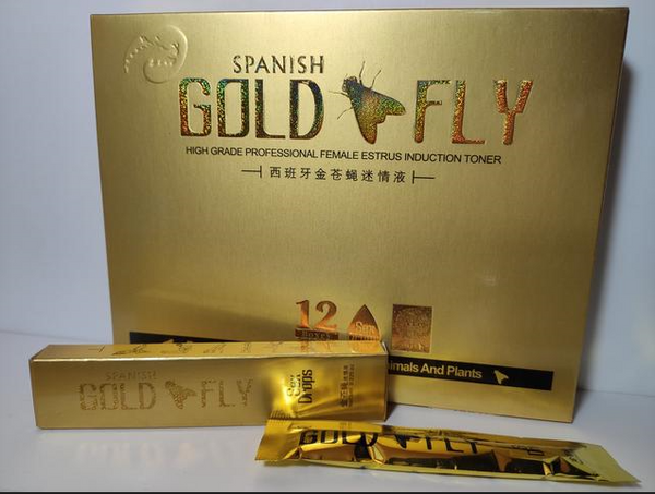 Капли женский возбудитель Шпанская мушка, GOLD FLY , Голд Флай, "Золотая муха" (по 1 шт) LP-77206 фото