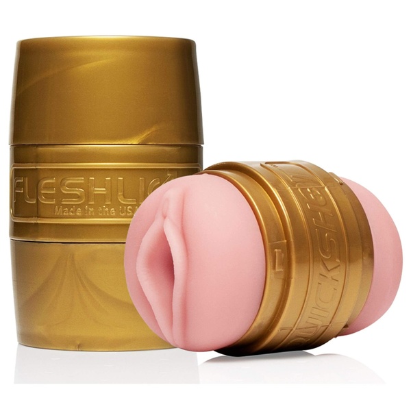 Мастурбатор в колбе двойной вагина/анус, киберкожа Fleshlight Quickshot Stamina Training Unit FL10973 фото