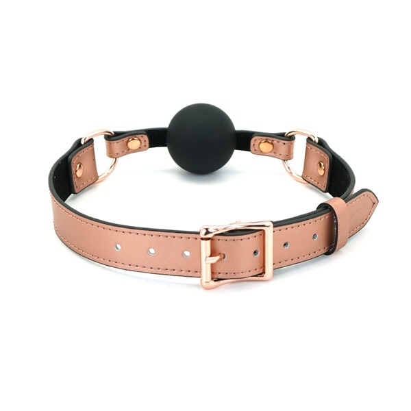 Кляп Liebe Seele Rose Gold Memory Ball Gag SO9493 фото