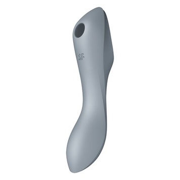 Вакуумный стимулятор с вибрацией Satisfyer Curvy Trinity 3 BlueGrey SO6118 фото