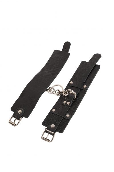 Наручники Leather Dominant Hand Cuffs, Black KVL-280151 фото