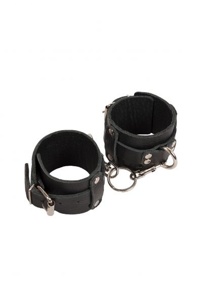 Наручники Leather Dominant Hand Cuffs, Black KVL-280151 фото
