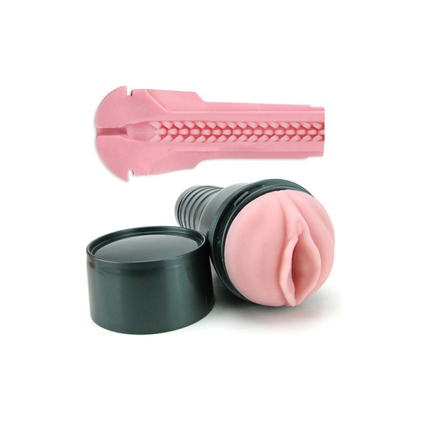 Мастурбатор в колбе с 3-мя вибропулями Fleshlight Vibro Pink Lady Touch FL17347 фото