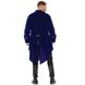 Длинное бархатное пальто синего цвета Leg Avenue, размер L 86687/L фото 2