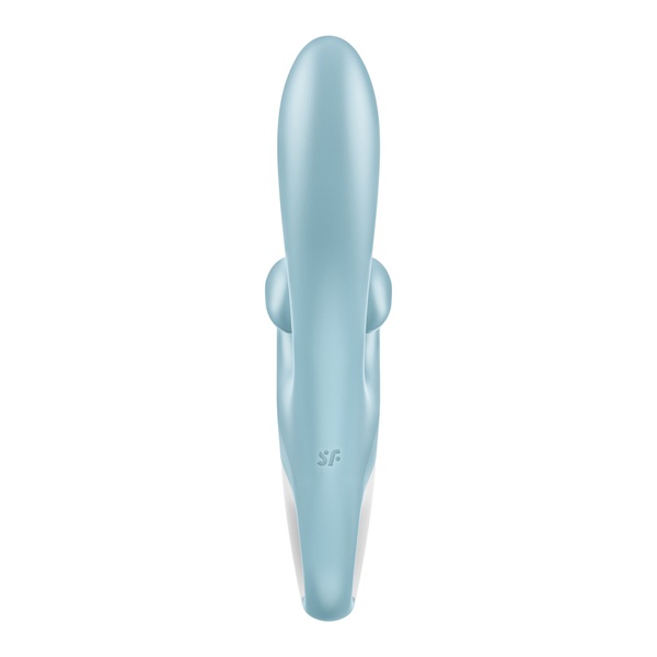 Вибратор-кролик Satisfyer Touch Me Blue, двойной отросток, 3 мощных мотора SO7777 фото