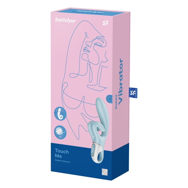 Вібратор-кролик Satisfyer Touch Me Blue SO7777 фото