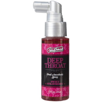 Спрей для мінету Doc Johnson GoodHead Deep Throat Spray – Sweet Strawberry (59 мл) (м'ята упаковка) SO2801-R фото