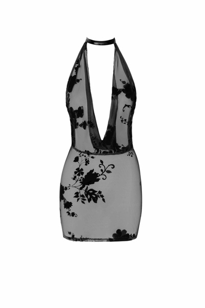 Платье, F313 Noir Handmade Mythos с узором, черное, размер S 13254//F313/S фото