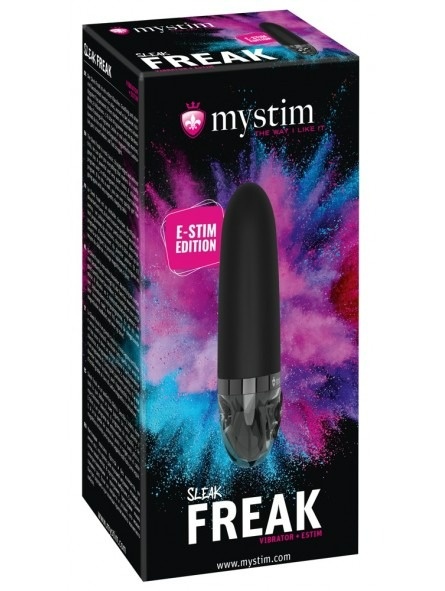 Вибратор с Электростимуляцией Mystim Sleak Freak E-Stim E33856 фото