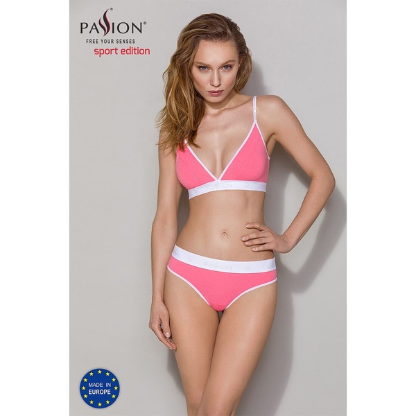 Спортивный топ с двойными бретелями Passion PS007 TOP M, pink SO4272 фото