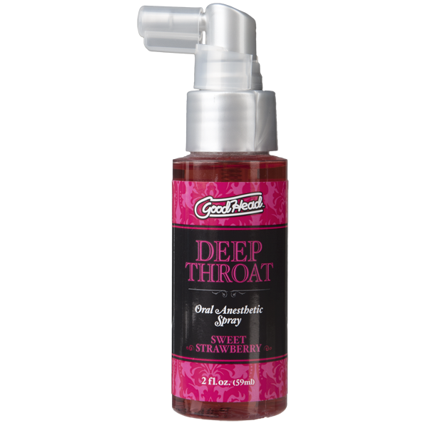Спрей для минета Doc Johnson GoodHead Deep Throat Spray – Sweet Strawberry (59 мл) (мятая упаковка!) SO2801-R фото