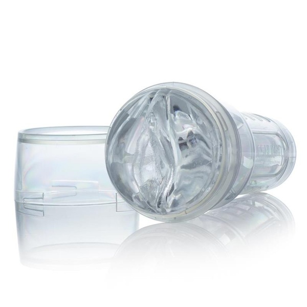 Мастурбатор вагина в колбе, киберкожа Fleshlight Ice Lady Crystal, прозрачный FL:22796 фото