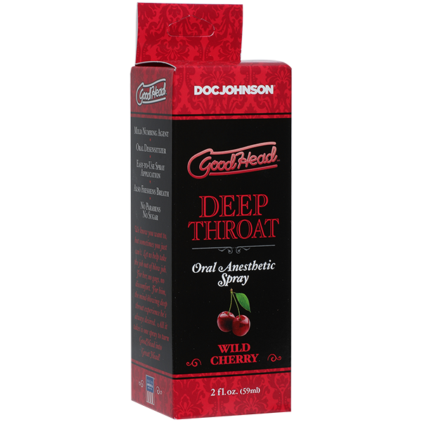 Спрей для минета Doc Johnson GoodHead DeepThroat Spray – Wild Cherry 59 мл (мятая упаковка!!!) SO2800-R фото