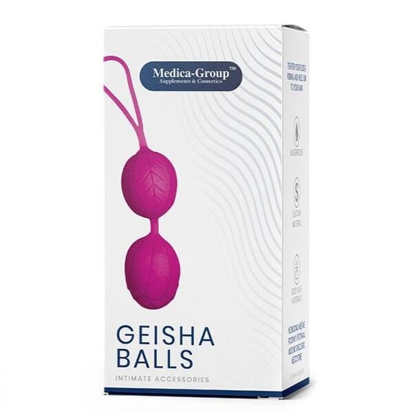 Вагинальные шарики гейши Medica Group Geisha Balls, фиолетовые, 3.6 см MG51109 фото