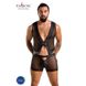 Комплект мужского белья на шнуровке Passion 053 SET WILLIAM L/XL Black, жилет, боксеры SO7627 фото 1