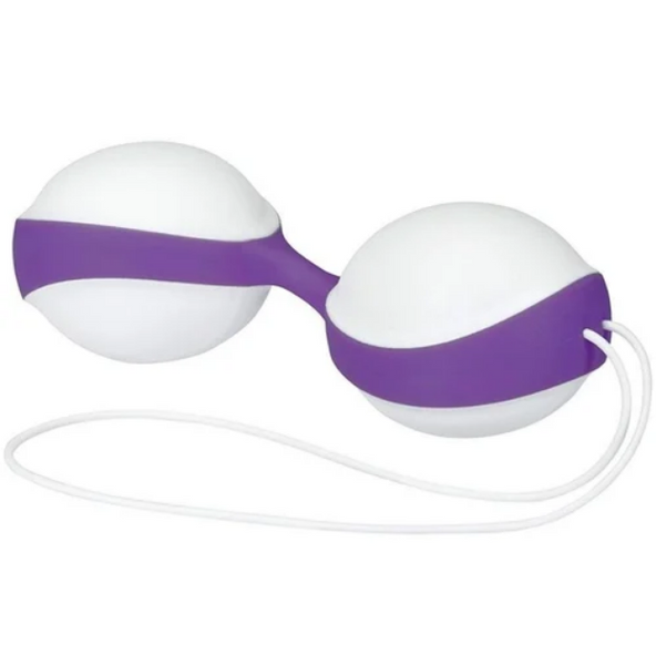 Вагинальные шарики Amor Gym Balls white-dark purple AMOR-AM082-7 White-dark purple фото