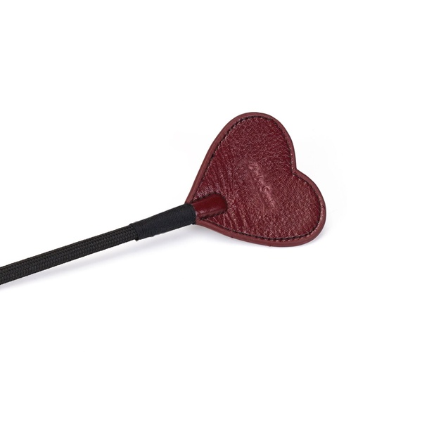 Шлепалка Liebe Seele Wine Red Riding Crop with Heart-Shape Tip SO9458 фото