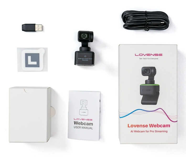 4К веб-камера с искусственным интеллектом Lovense WebCam, для стрима, активация чаевыми SO8621 фото