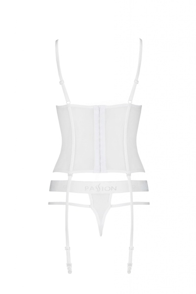 Корсет KYOUKA CORSET white S/M - Passion P56334 фото