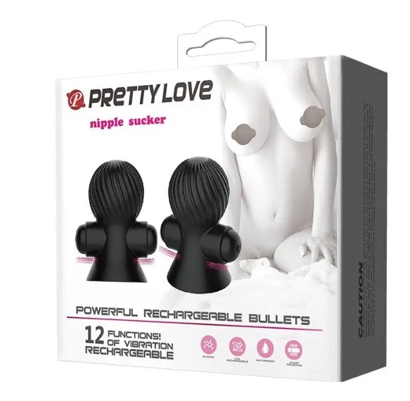 Вібростимулятори для сосків PRETTY LOVE - Nipple Sucker BI-014545 фото
