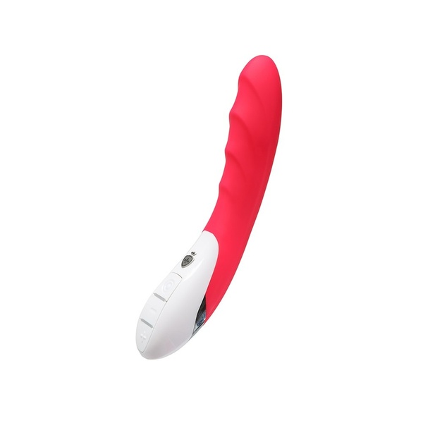 Вибратор, рельефный, з електростимуляцією MYSTIM-SASSY SIMON VIBRATOR PINK MS24675 фото