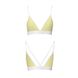 Спортивный топ с двойными бретелями Passion PS007 TOP M, yellow SO4276 фото 4