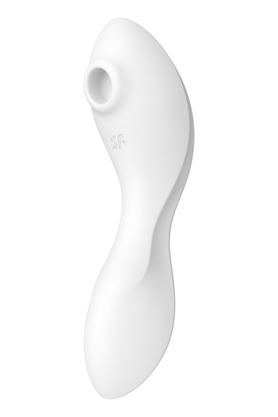 Вакуумний смарт-стимулятор із вібрацією Satisfyer Curvy Trinity 5 (White), керування зі смартфона SO6725 фото