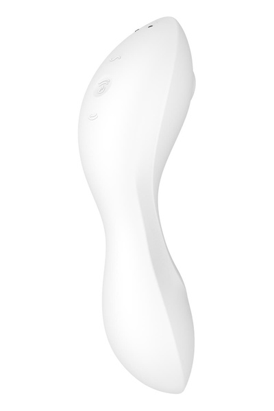 Вакуумный смарт-стимулятор с вибрацией Satisfyer Curvy Trinity 5 (White), управление со смартфона SO6725 фото