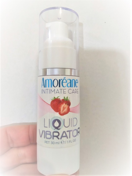 Лубрикант с эффектом вибрации Amoreane Med Liquid Vibrator Strawberry (30 мл) PS60100 фото