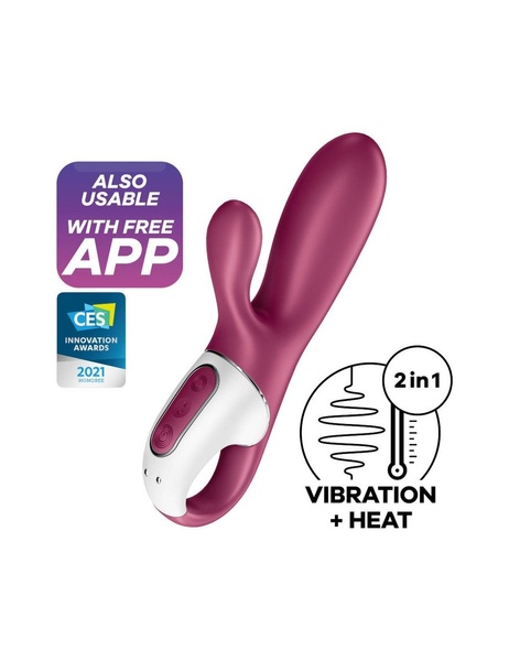 Смарт вібратор кролик із підігрівом Satisfyer Hot Bunny SO6086 фото