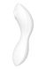 Вакуумний смарт-стимулятор із вібрацією Satisfyer Curvy Trinity 5 (White), керування зі смартфона SO6725 фото 4