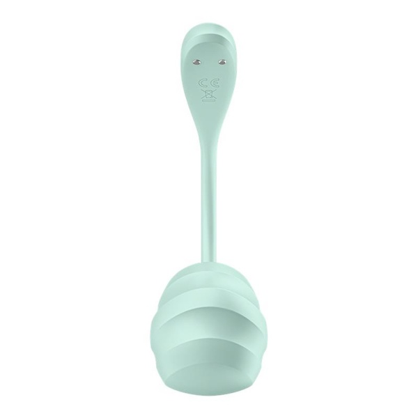 Смарт вибро-яйцо Satisfyer Smooth Petal, мятный T4002736 фото