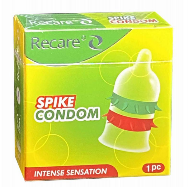Презерватив Recare Spike Condon з подвійними вусиками (упаковка 1шт) RSC-2555 фото