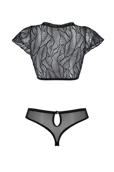 Комплект Passion LEAFA BIKINI black S/M - ECO Passion SX0498 фото