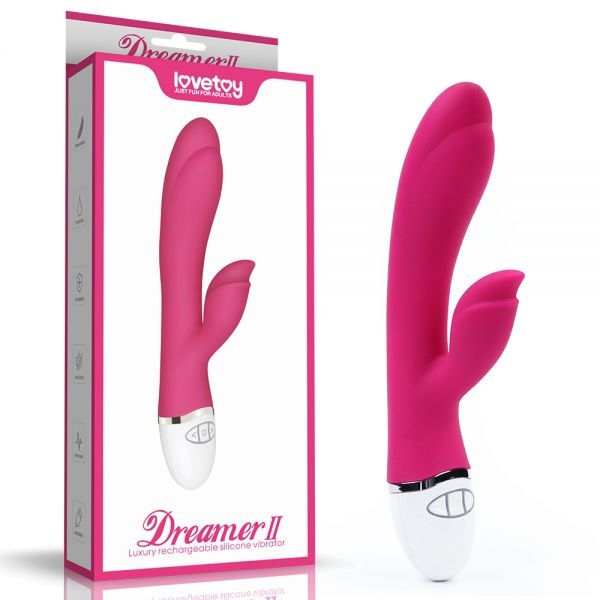 Вібромасажер з рельєфним наконечником Rabbit Vibrator Rechargeable RDNI-310128 фото