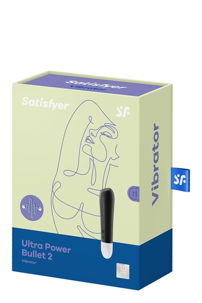 Вибропуля перезаряжаемая Satisfyer Ultra Power Bullet 2 Black T360171 фото