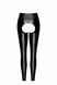 Лeггинсы Noir Handmade F304 Taboo wetlook leggings with open crotch and bum - L SX0263 фото 5