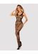 Комбинезон сетка Obsessive Bodystocking N123, чорный, One Size 411628 фото 3