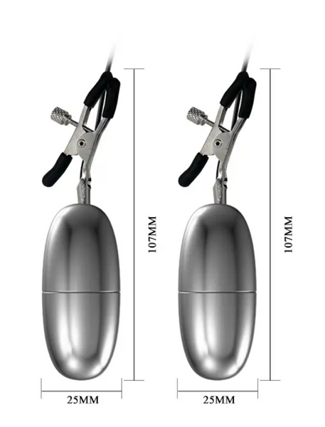 Вибростимулятор для груди Nipple Clamps BI-010060 фото