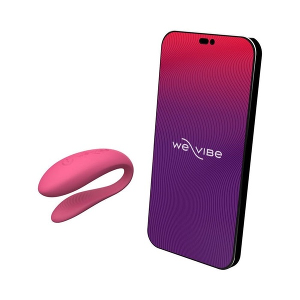 Иновационный вибратор для пар We-Vibe Sync Lite, управляемый через приложение — розовый 19745/SNSY4SG3 фото