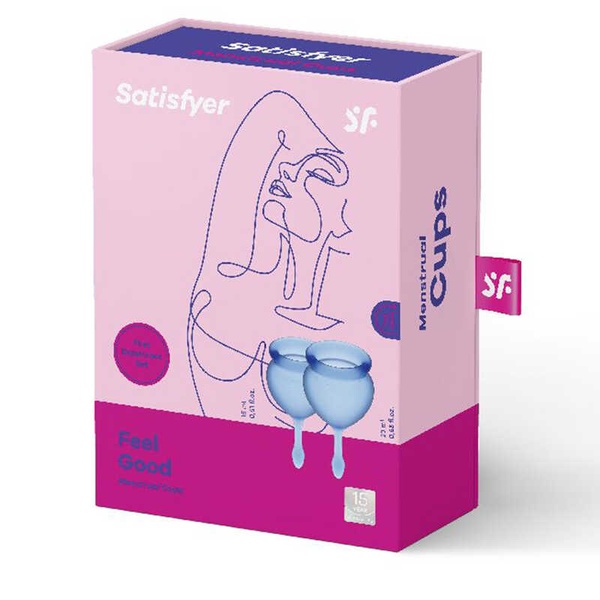 Менструальні чаші Satisfyer Feel good Menstrual Cup (dark blue) T360998 фото