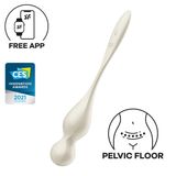 Вагінальні кульки з вібрацією Satisfyer Love Birds 1 Connect App White SX0569 фото